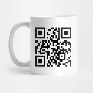 Rick Roll QR Code Mug